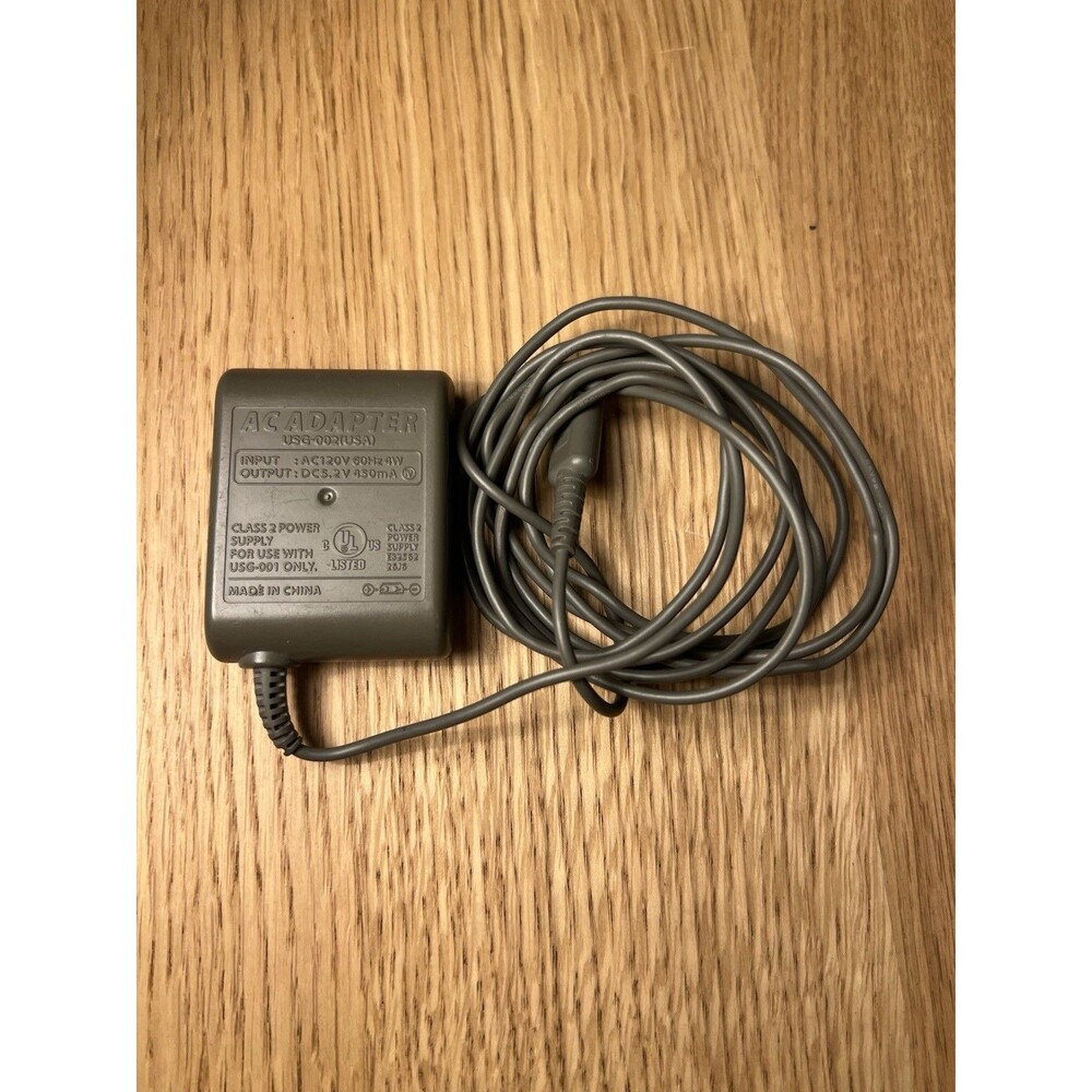 Nintendo OEM AC Adapter Charger Nintendo DS Lite USG-002 USG-001 UNTESTED